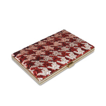 Load image into Gallery viewer, Crimson blush Ombre Sparkle clutch