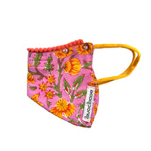 Load image into Gallery viewer, Pink and Mustard Jaipur Block