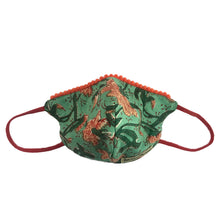 Load image into Gallery viewer, Turq and Coral Jaipur block