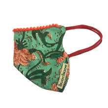 Load image into Gallery viewer, Turq and Coral Jaipur block