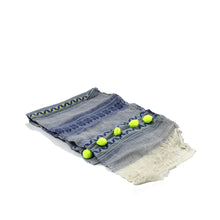 Load image into Gallery viewer, Denim weave neon stole