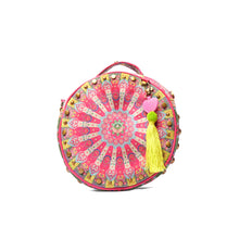 Load image into Gallery viewer, Printed circle bag