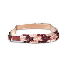 Load image into Gallery viewer, Crimson Blush Ombre Sparkle waist belt
