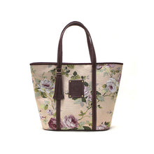Load image into Gallery viewer, Floral peach tote
