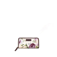 Load image into Gallery viewer, Floral peach wallet

