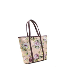 Load image into Gallery viewer, Floral peach tote
